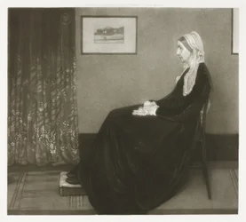 Arrangement en gris et noir no 1 : portrait de la mère de l