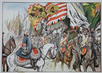 Dans la jubilation de la victoire, Hohenfriedberg, 4 juin 1745