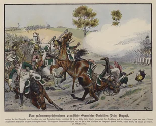 Bataillon de grenadiers du prince Auguste de Prusse à la bataille de Prenzlau, 28 octobre 1806