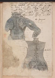Illustration de Richard Madox représentant deux femmes de Sierra Leone "finement rosées". (dessin)