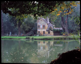 Le Hameau de la Reine - La Maison de la Reine au Hameau de la Reine Marie-Antoinette, dans le parc du Château de Versailles