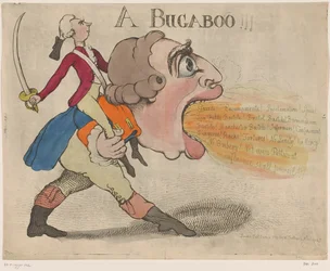 Caricature du roi George III, 1792