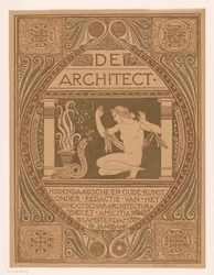 Conception de couverture pour : De Architect, 1911