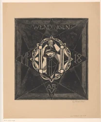 Conception de couverture pour : Wendingen, 1918