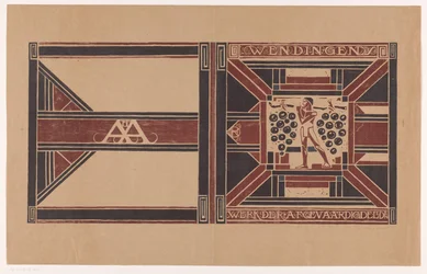 Conception de couverture pour : Wendingen, 1921