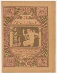 Conception de couverture pour : De Architect, 1911