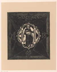 Conception de couverture pour : Wendingen, 1918