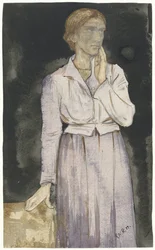Femme debout