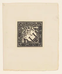 Vignette en mémoire de Mary Vincentia Huizinga-Schorer Piae Uxoris Animae M.V.H.S.