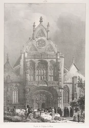 Voyages pittoresques et romantiques dans la vieille France, Franche-Comté : Façade de l