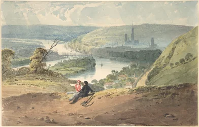 Rouen, vue de Bon-Secours