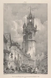 Tour du Gros Horloge, bâtie sous la domination des Anglais en 1417