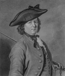 Hannah Snell, la femme soldat, gravée par John Faber, 1750