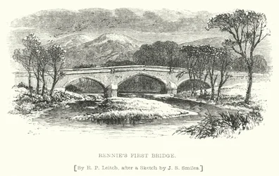 Premier pont de Rennie (gravure)