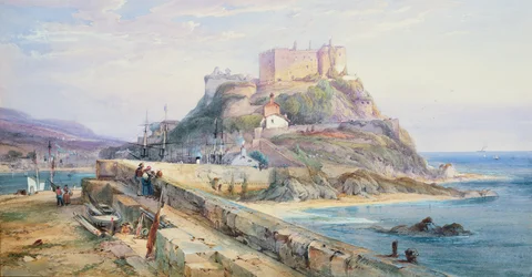 Château de Mont Orgueil, Gorey, Jersey, 1876
