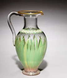 Cruche, exécutée par J. F. Christy, Stangate Glass Works, 1847