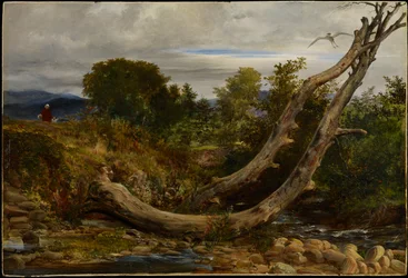 Le héron dérangé, c.1850