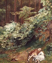 Les enfants dans le bois-matin