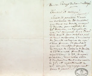Lettre manuscrite de Richard Wagner à Luigi Mancinelli, 10 décembre