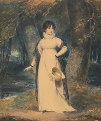 Paysage avec Portrait d