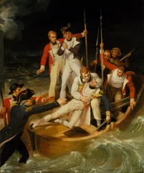 Nelson blessé à Tenerife, 24 juillet 1797