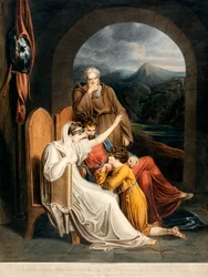 La reine Judith récitant à Alfred