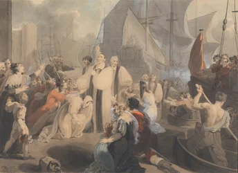 Les sept évêques allant au procès