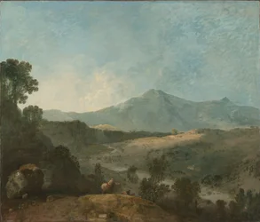 Cader Idris, avec la rivière Mawddach, c. 1774