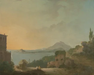 Villa de Cicéron et le golfe de Pouzzoles