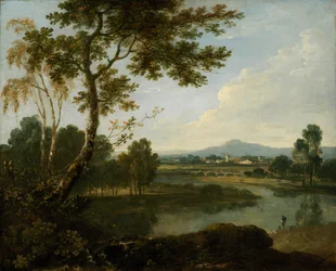 Paysage en Italie, 18ème siècle