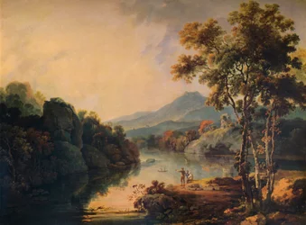 Lac de Llanberis et château de Dolbardarn, 1766, 1938