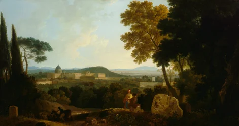 Saint-Pierre et le Vatican depuis le Janicule, Rome