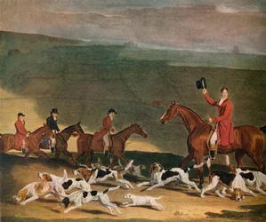 Francis Dukinfield Astley, Esq., et ses harriers, 1809. 1941