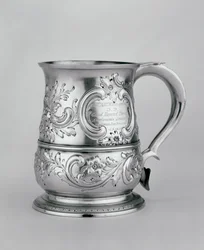 Mug avec anse, 1740-41, ciselé et gravé vers 1845