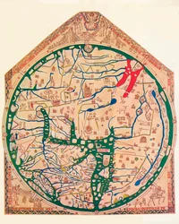 La Mappa Mundi de Hereford, vers 1285, 1912