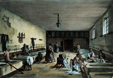 Les bains des officiers à l