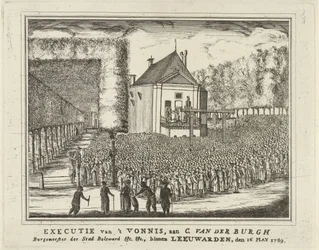 Exécution de Cornelis van den Burgh, 1789