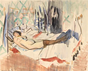 Femme au repos