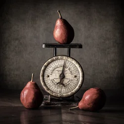 Balance à poires vintage