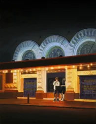 Minuit au Shubert, 2014 (huile sur toile)