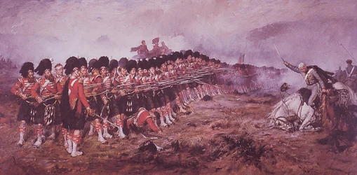 La mince ligne rouge, les 93e Highlanders face à une charge russe à la bataille de Balaklava en 1854