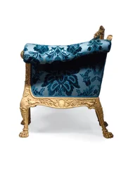 Un canapé en bois doré George III