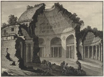 Fantaisie architecturale des ruines d