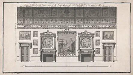 Maison Headfort, Salle à manger, côté cheminée