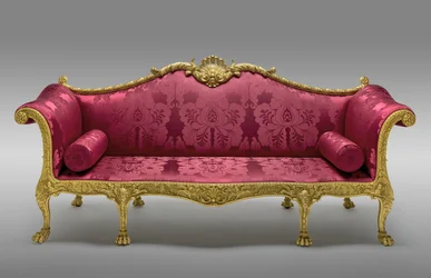 Le canapé Dundas, commandé en 1764, fabriqué en 1765