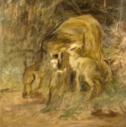Chèvre et chevreaux