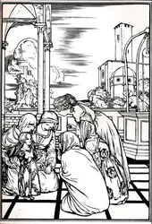 Une illustration de La Tempête, 1901
