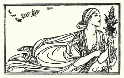 Illustration pour les Poèmes de John Keats : Sommeil et Poésie