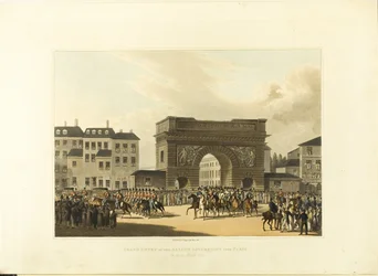 Grande entrée des souverains alliés à Paris
