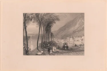 Vue sur la Seine entre Mantes et Vernon